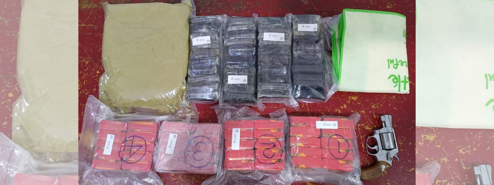 Italian Revolver & 8kg Hash Found in Raid